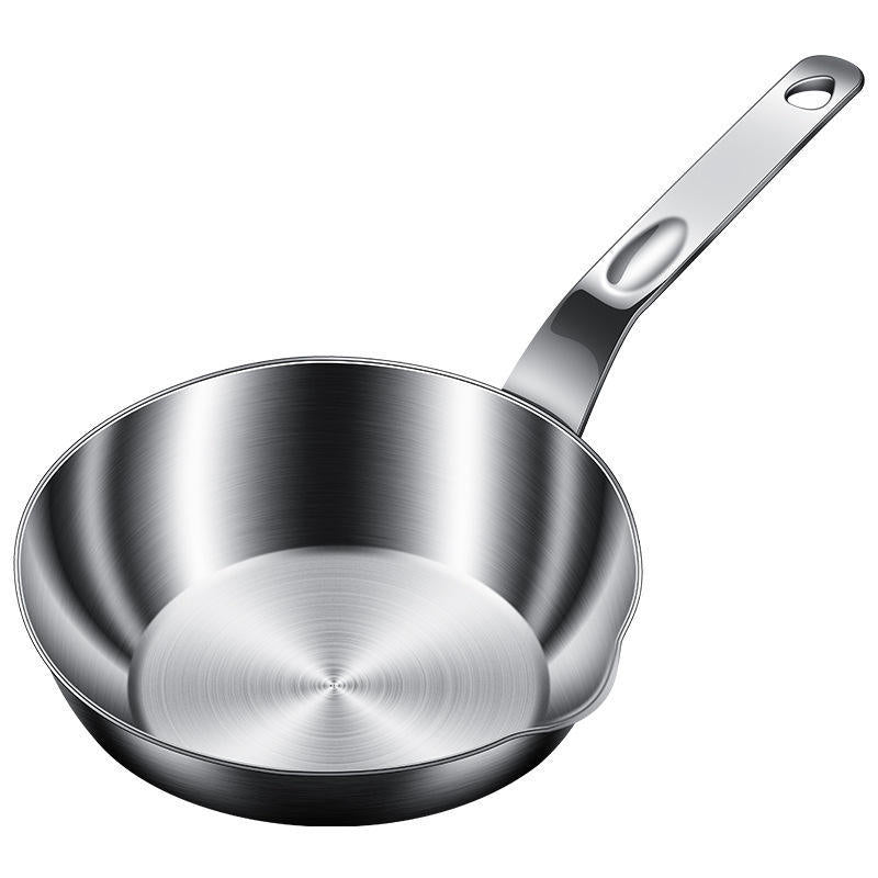 316 Stainless Steel Uncoated Frying Pan