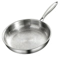 304 Stainless Steel Hammered Pure Titanium Frying Pan
